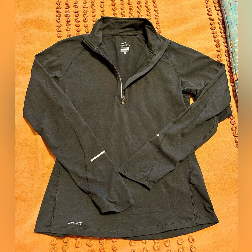 Nike Dri-Fit 3/4 zip long sleeve
